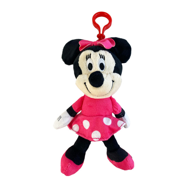 (Mis 0) MINNIE Solo Peluche 11cm c/Bagclip..X24..x120